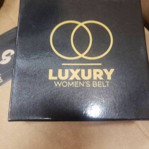 Luxury brand belt woman gold buckle black belts for women